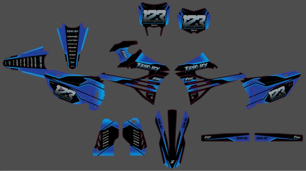Okleina motocyklowa TM Racing - TMR-15