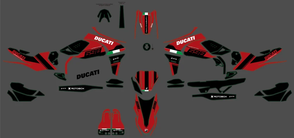 Okleina motocyklowa DUCATI - DUC-16