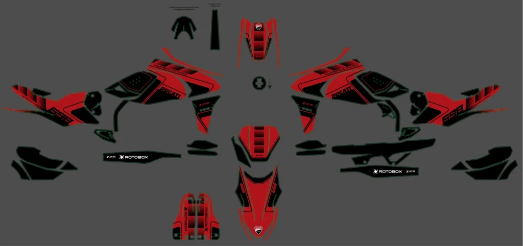 Okleina motocyklowa DUCATI - DUC-15