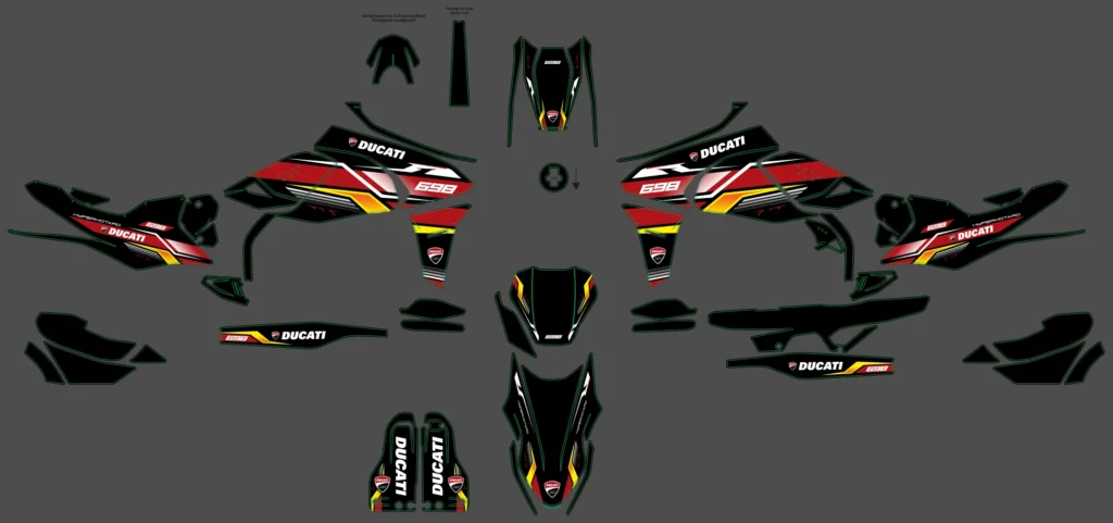 Okleina motocyklowa DUCATI - DUC-13