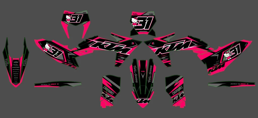 Okleina motocyklowa KTM - KTM-837