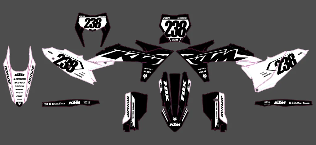 Okleina motocyklowa KTM - KTM-642