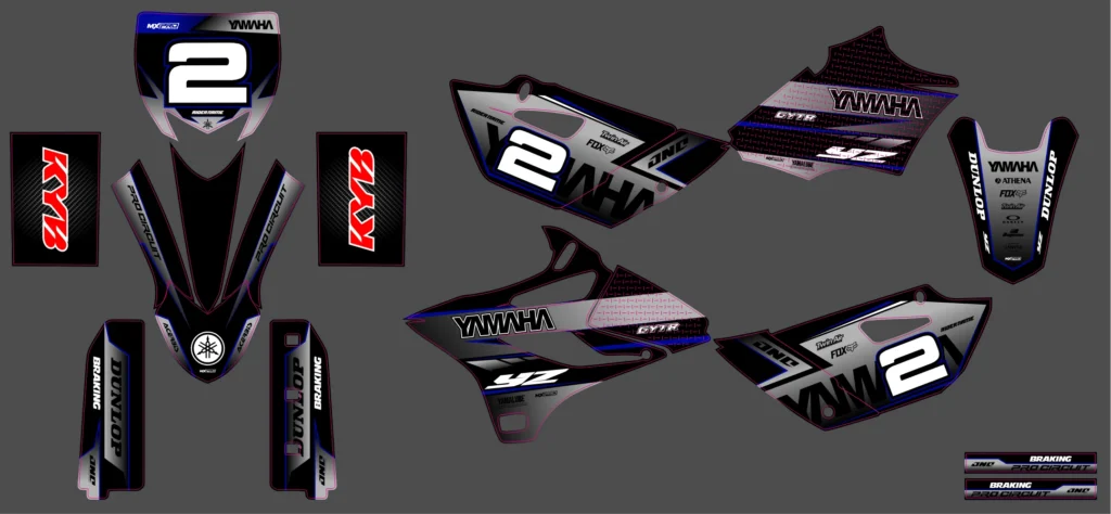 Okleina motocyklowa YAMAHA - YAM-372