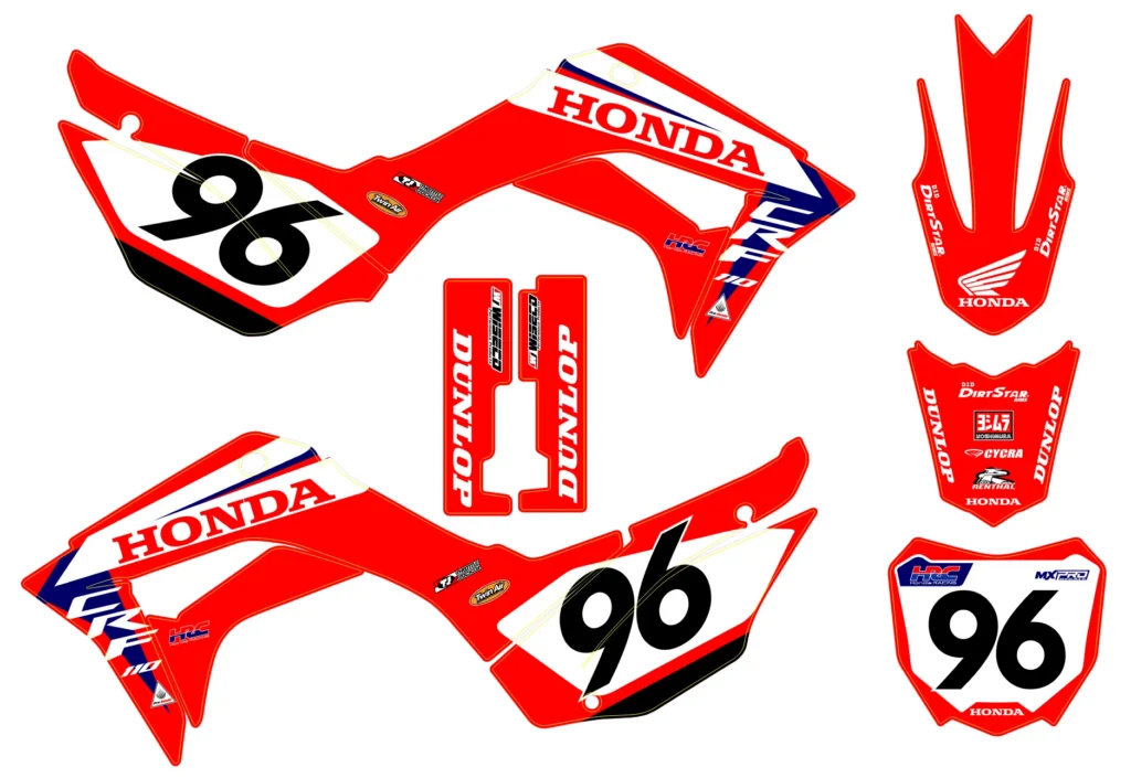 Okleina motocyklowa HONDA - HON-261