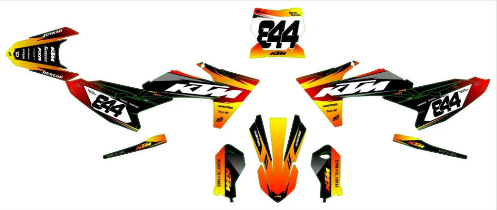 Okleina motocyklowa KTM - KTM-619