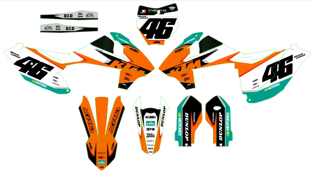 Okleina motocyklowa KTM - KTM-875