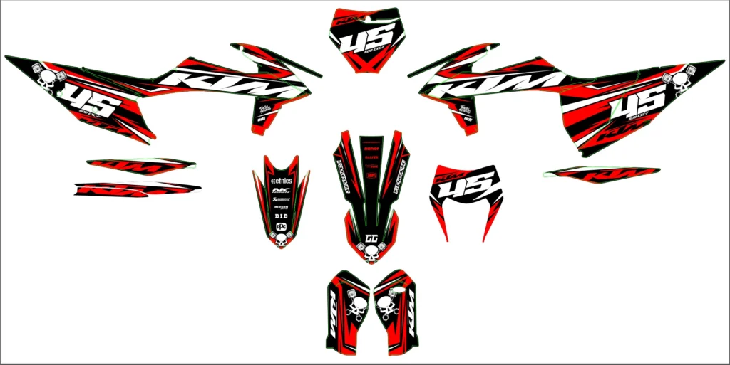 Okleina motocyklowa KTM - KTM-634