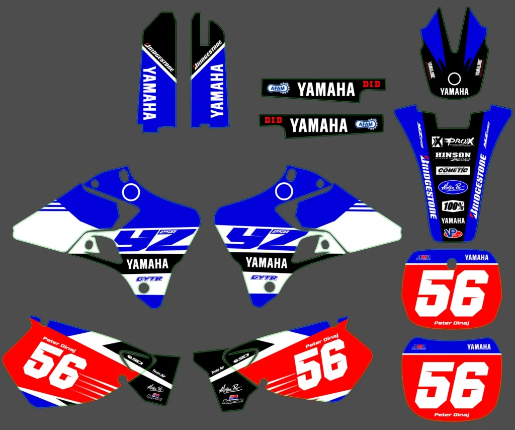 Okleina motocyklowa YAMAHA - YAM-375