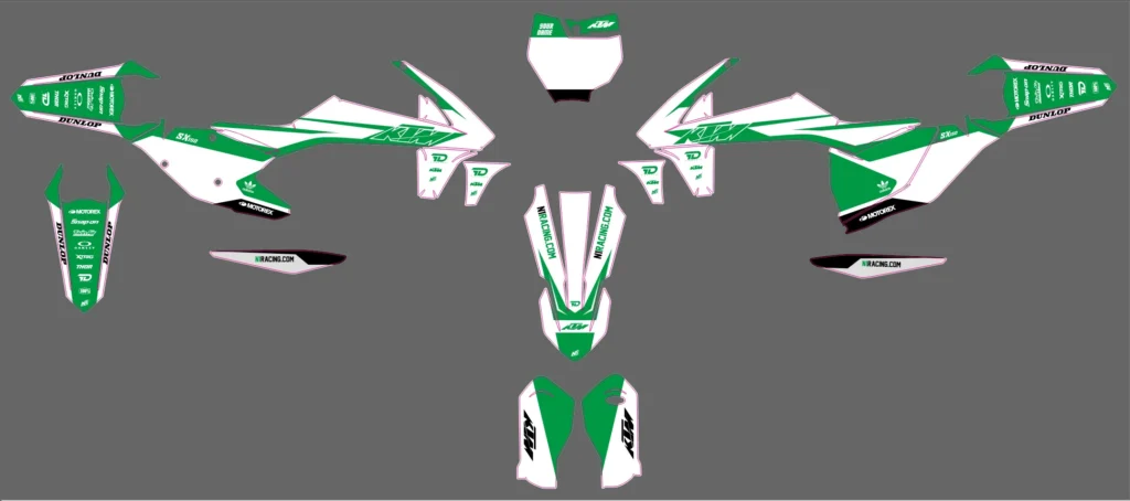 Okleina motocyklowa KTM - KTM-489