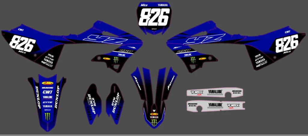 Okleina motocyklowa YAMAHA - YAM-378