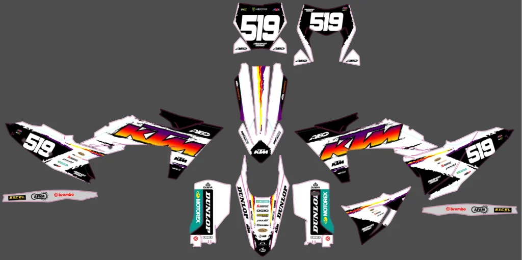 Okleina motocyklowa KTM - KTM-930