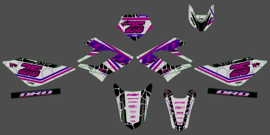 Okleina motocyklowa DERBI - DERBI-25
