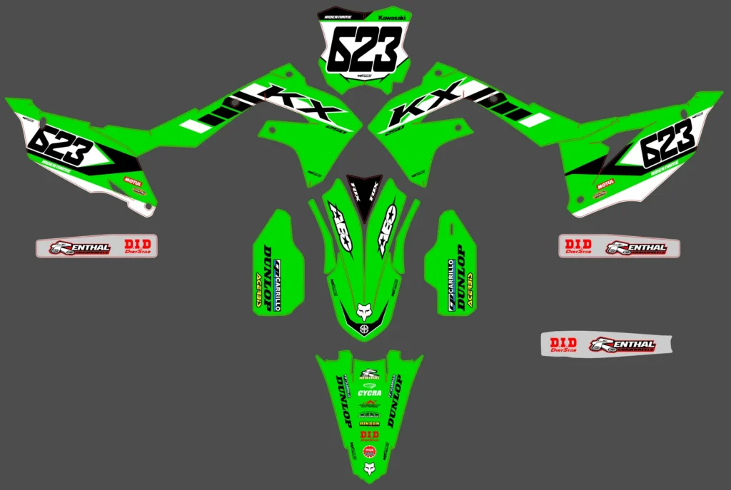 Okleina motocyklowa KAWASAKI - KAW-173