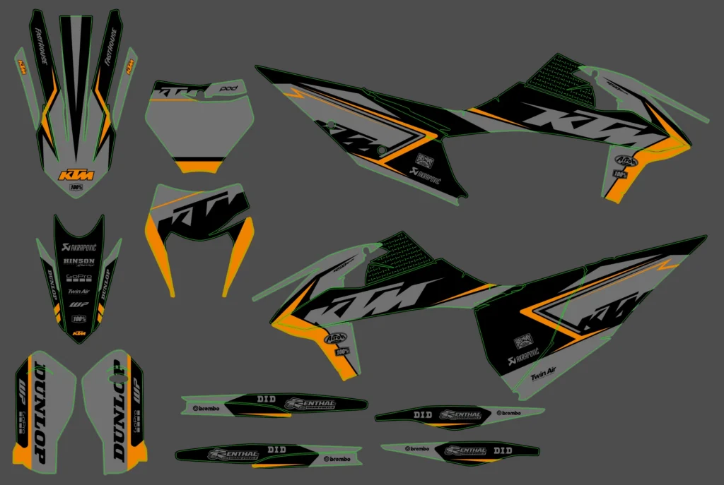 Okleina motocyklowa KTM - KTM-976
