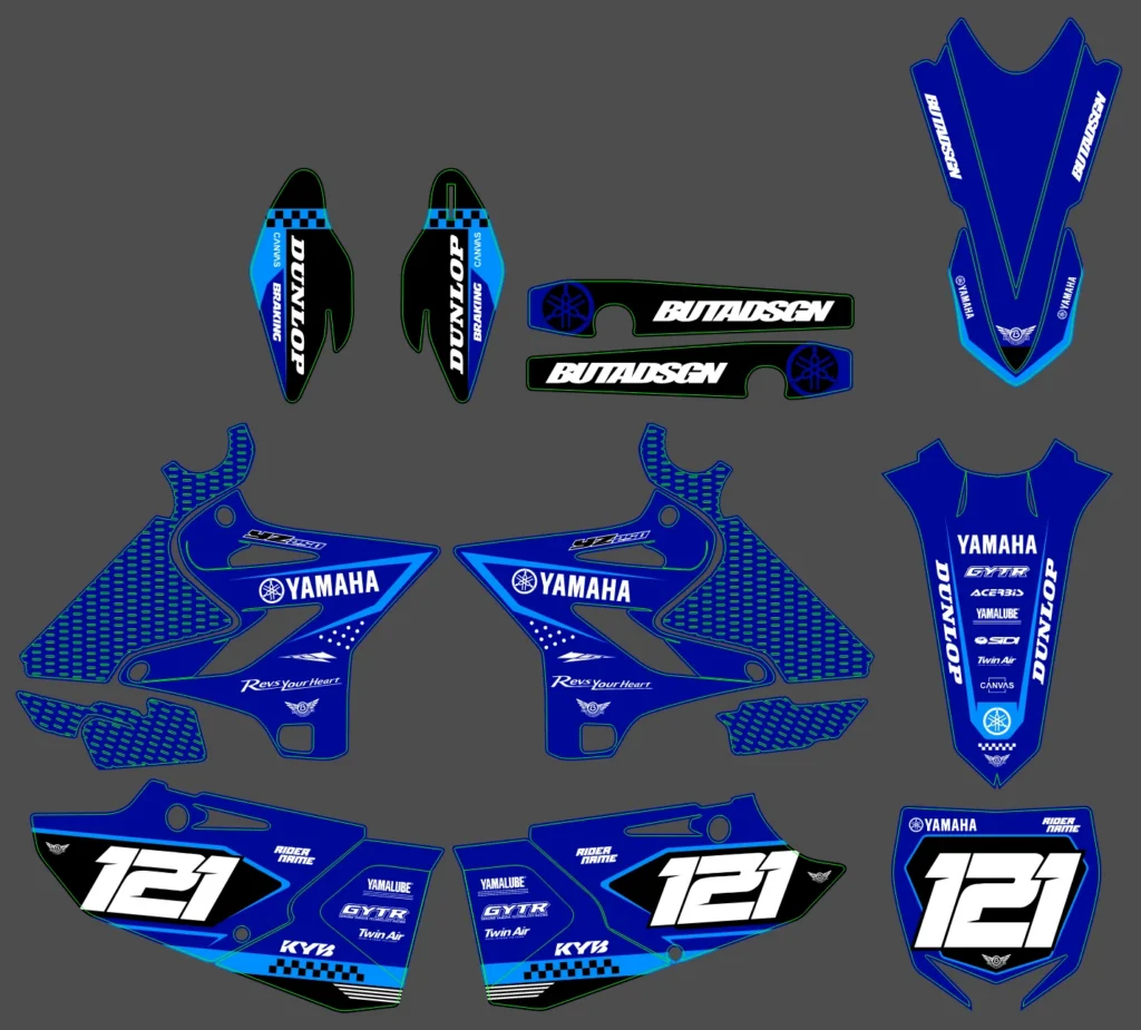 Okleina motocyklowa YAMAHA - YAM-380