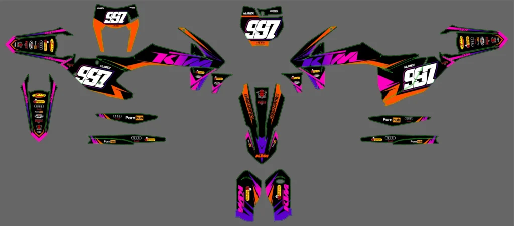 Okleina motocyklowa KTM - KTM-719