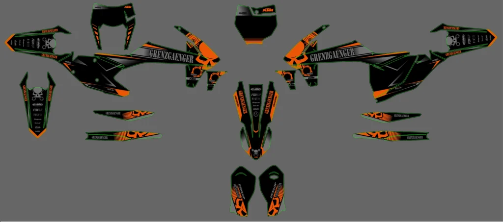 Okleina motocyklowa KTM - KTM-650