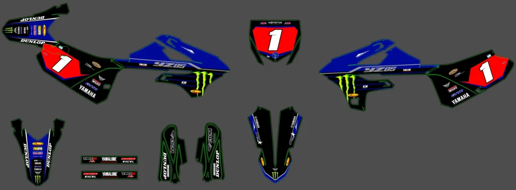 Okleina motocyklowa YAMAHA - YAM-383