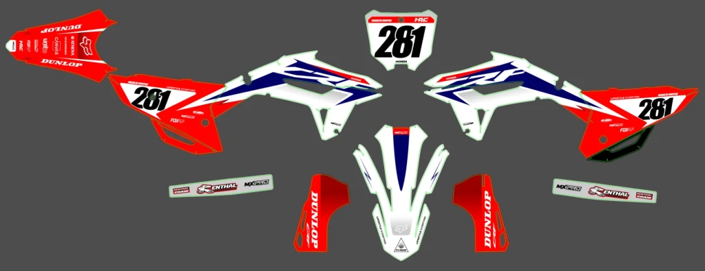 Okleina motocyklowa HONDA - HON-266