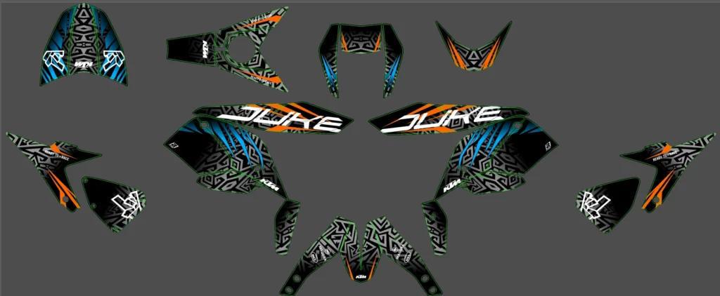 Okleina motocyklowa KTM - KTM-959