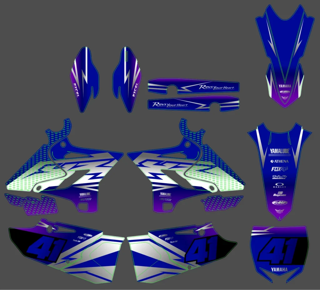 Okleina motocyklowa YAMAHA - YAM-387