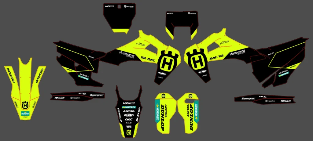 Okleina motocyklowa HUSQVARNA - HUSQ-291