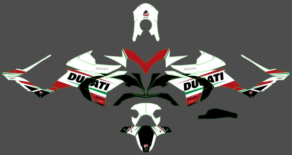 Okleina motocyklowa DUCATI - DUC-11