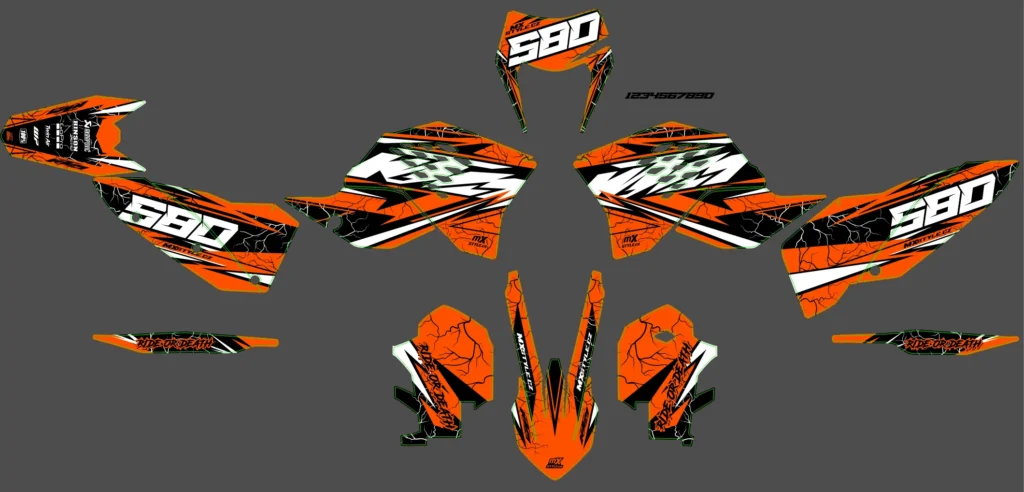 Okleina motocyklowa KTM - KTM-908