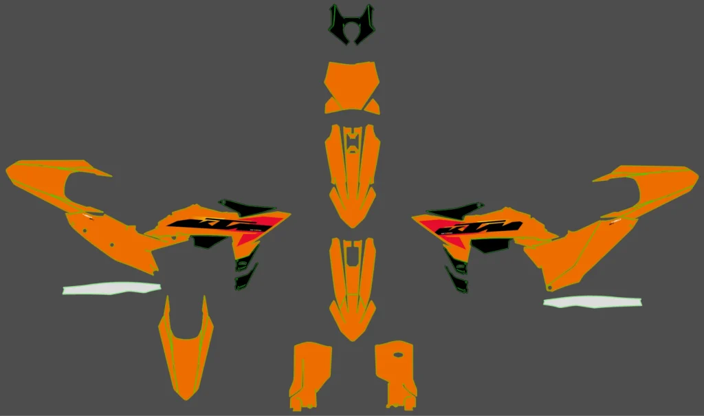 Okleina motocyklowa KTM - KTM-437