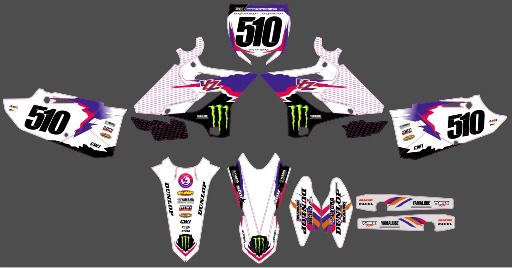 Okleina motocyklowa YAMAHA - YAM-390