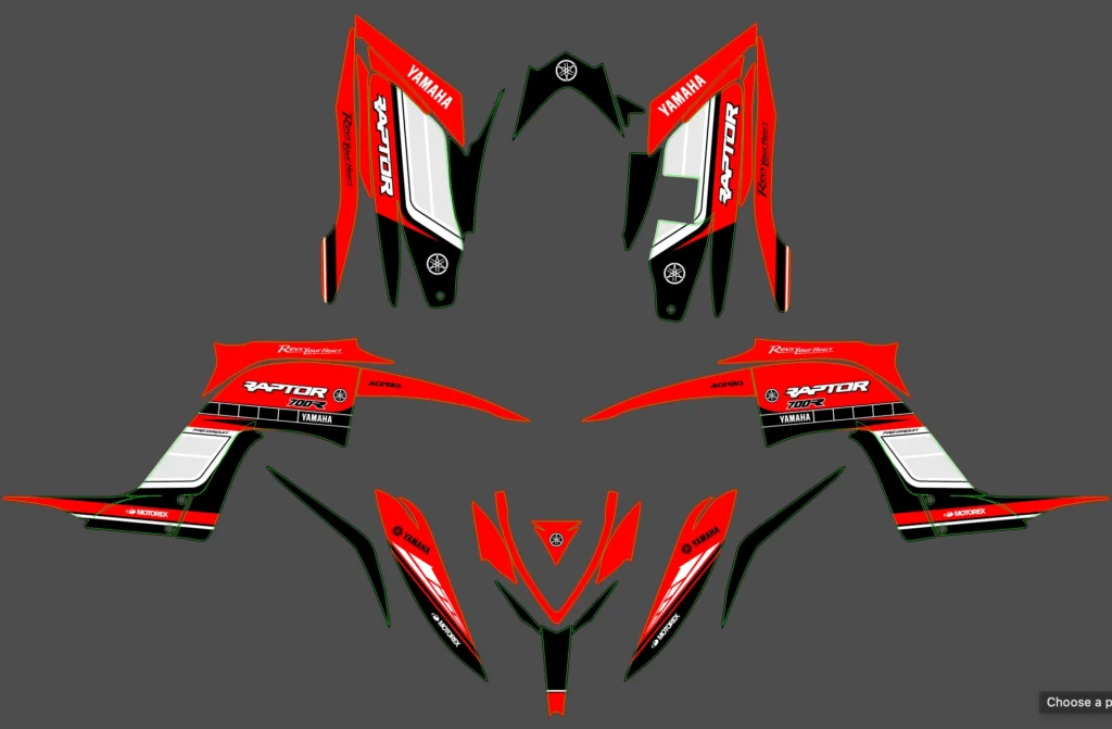 Okleina motocyklowa YAMAHA - YAM-394