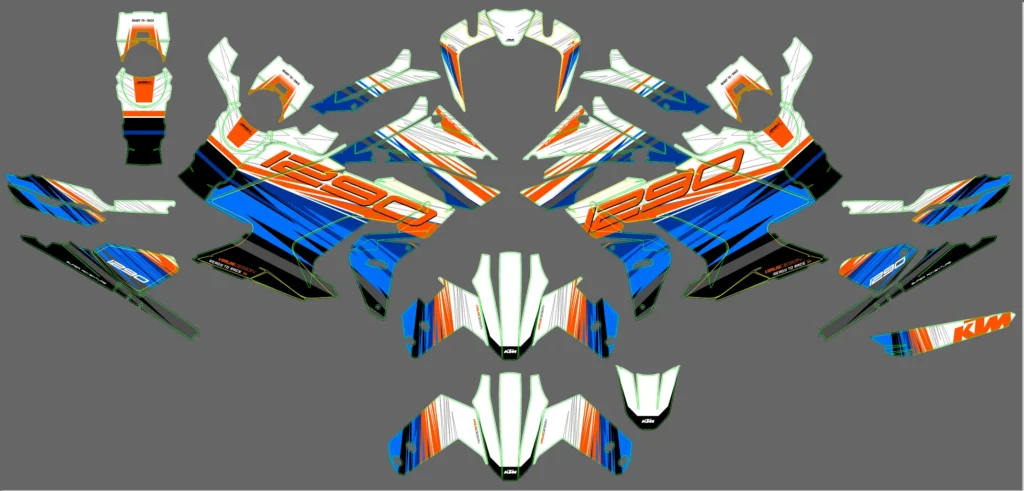 Okleina motocyklowa KTM - KTM-1112