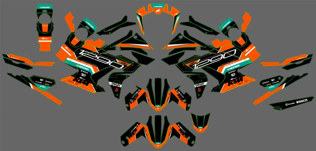 Okleina motocyklowa KTM - KTM-971