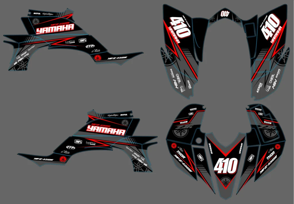 Okleina motocyklowa YAMAHA - YAM-397
