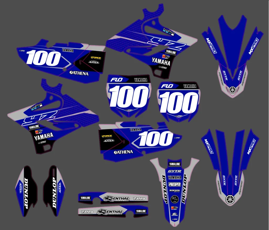 Okleina motocyklowa YAMAHA - YAM-398