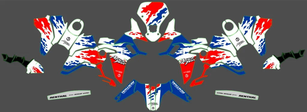 Okleina motocyklowa HONDA - HON-278