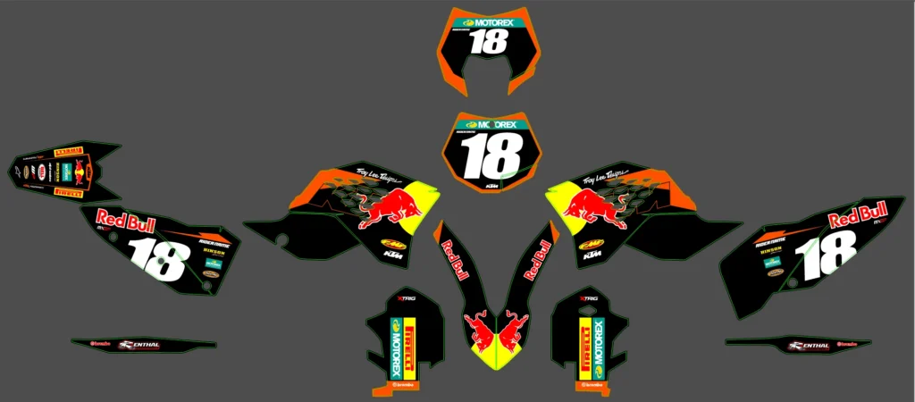 Okleina motocyklowa KTM - KTM-451