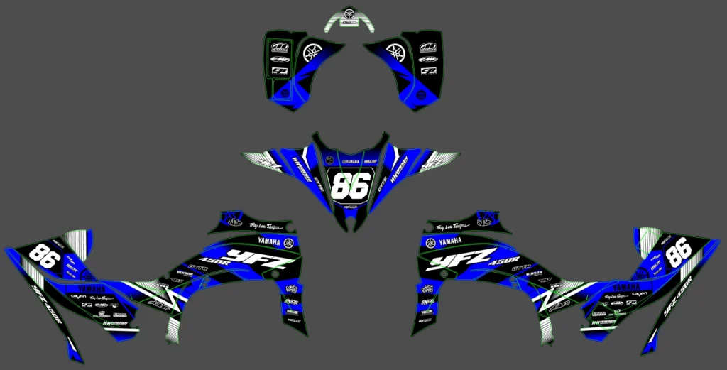 Okleina motocyklowa YAMAHA - YAM-399