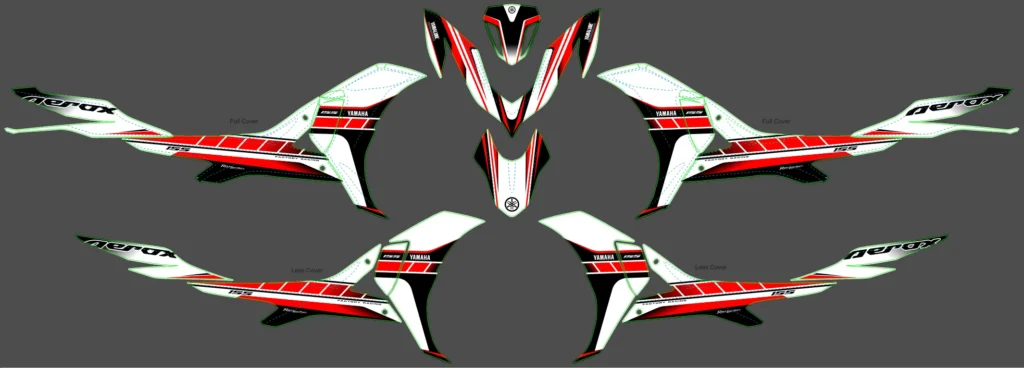 Okleina motocyklowa YAMAHA - YAM-405