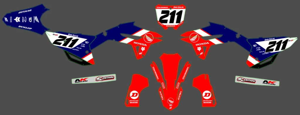 Okleina motocyklowa HONDA - HON-280