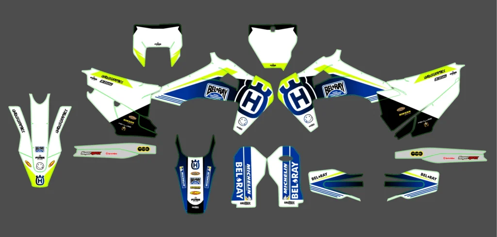 Okleina motocyklowa HUSQVARNA - HUSQ-301