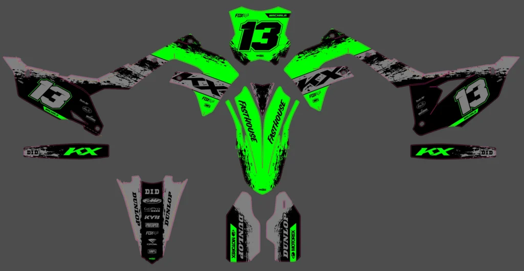 Okleina motocyklowa KAWASAKI - KAW-184