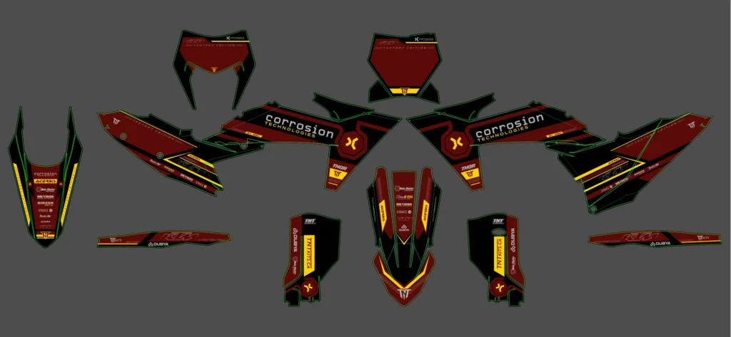 Okleina motocyklowa KTM - KTM-754