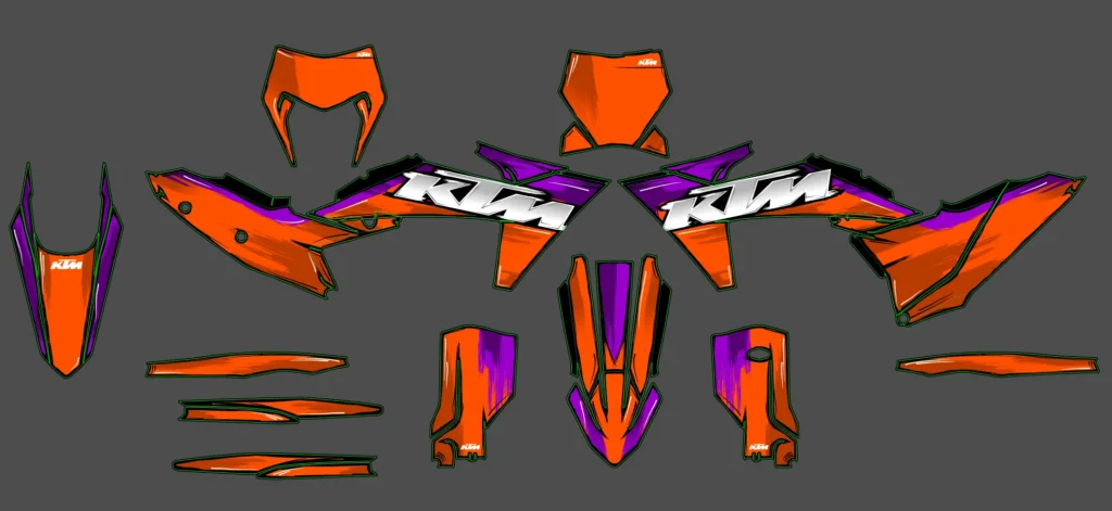 Okleina motocyklowa KTM - KTM-1006