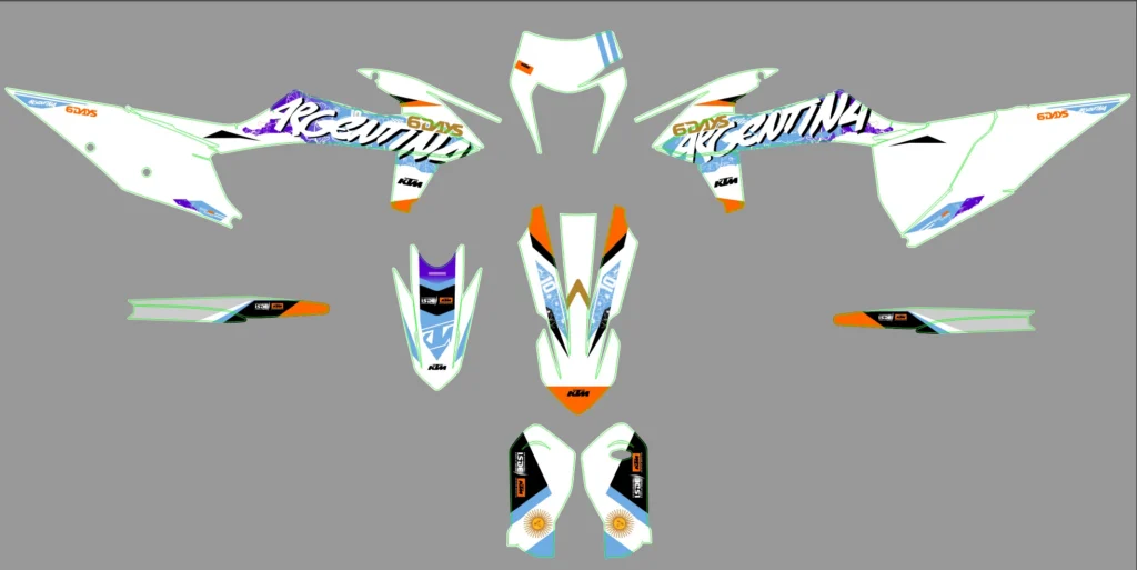 Okleina motocyklowa KTM - KTM-553