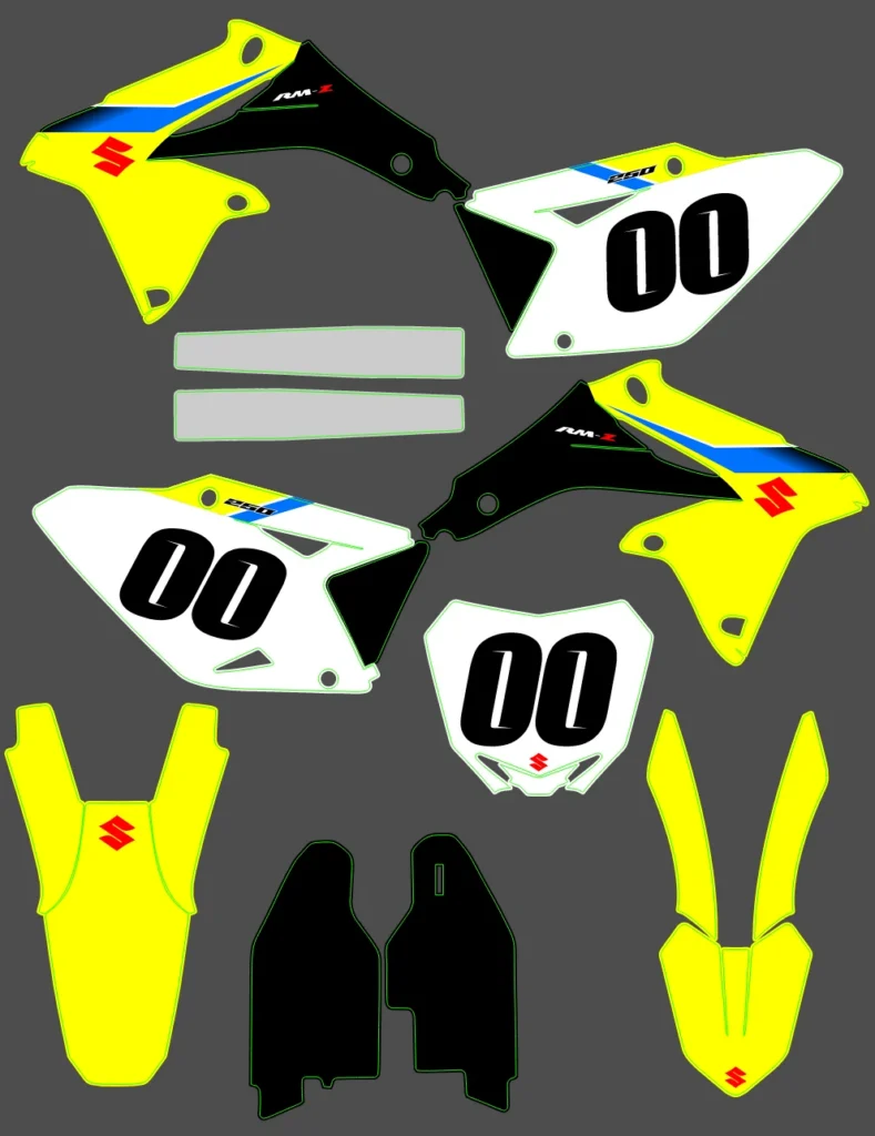 Okleina motocyklowa SUZUKI - SUZ-110