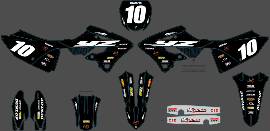 Okleina motocyklowa YAMAHA - YAM-408