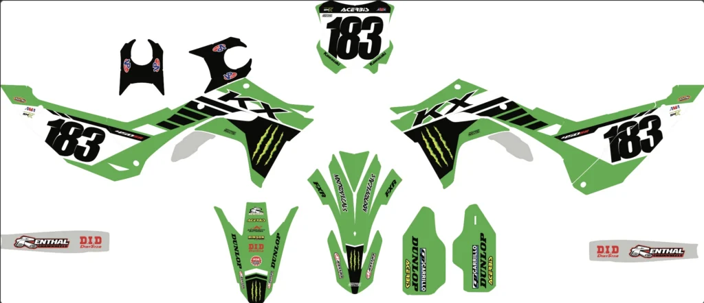 Okleina motocyklowa KAWASAKI - KAW-187