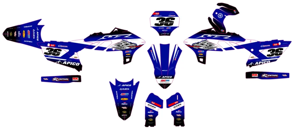 Okleina motocyklowa YAMAHA - YAM-412