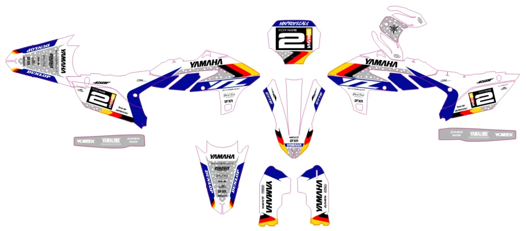 Okleina motocyklowa YAMAHA - YAM-413
